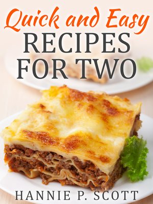 cover image of Quick and Easy Recipes for Two